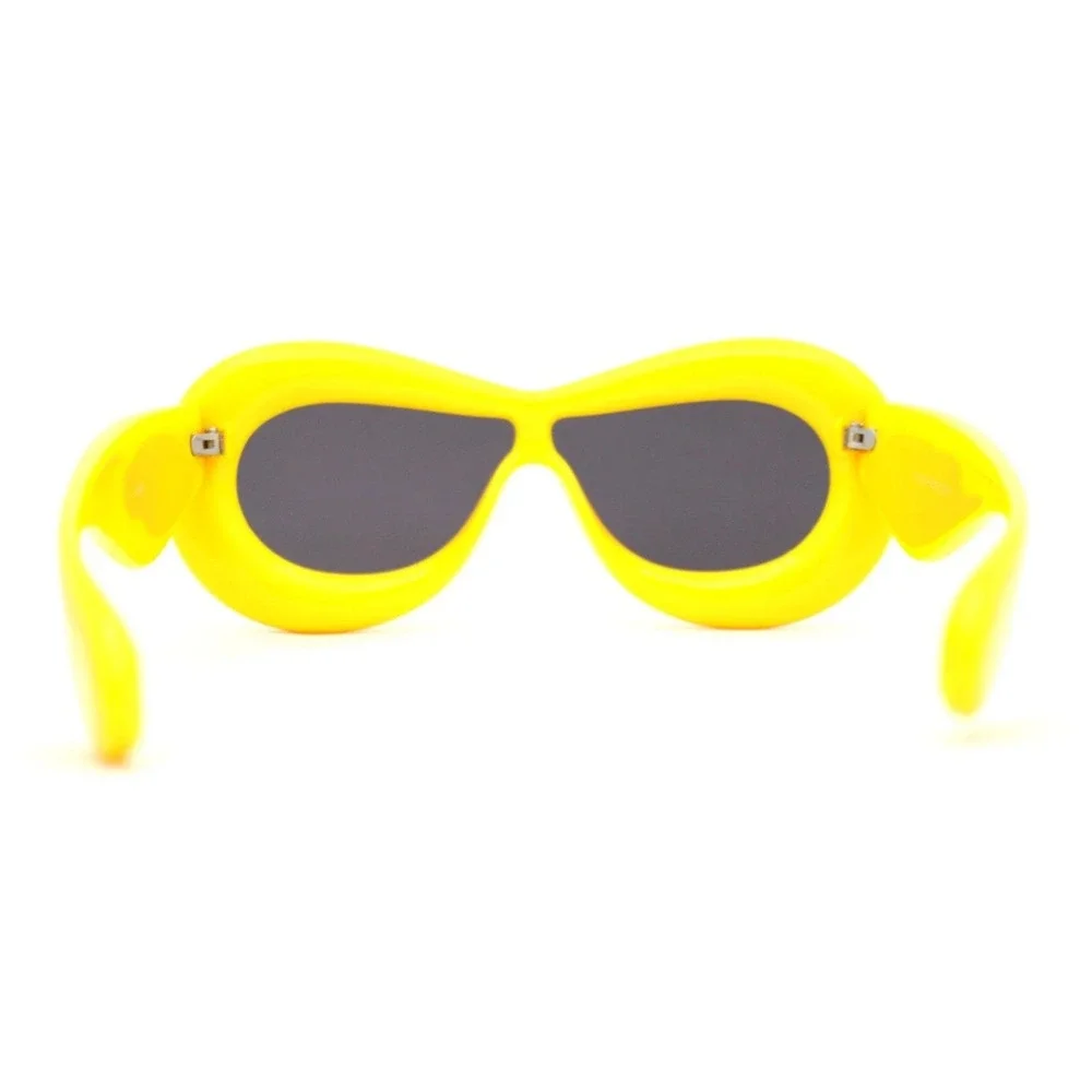Yellow Sunglasses Women Fashion Designer Candy Color Beach Festival  Party Gafas